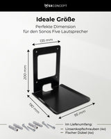 Wandhalterung für Sonos Play 5 Generation 2 senkrecht