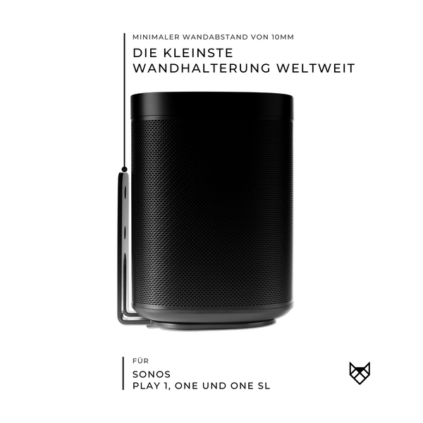 SX-Concept Wandhalterung für Sonos Play 1, One und One SL…